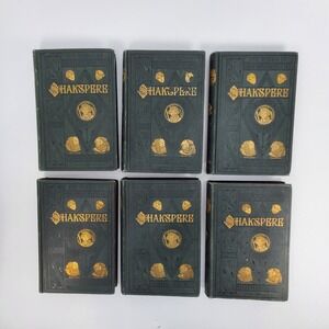 Antique‎ Works of Shakspere Charles Knight Pictorial Edition PF Collier 6 Vols